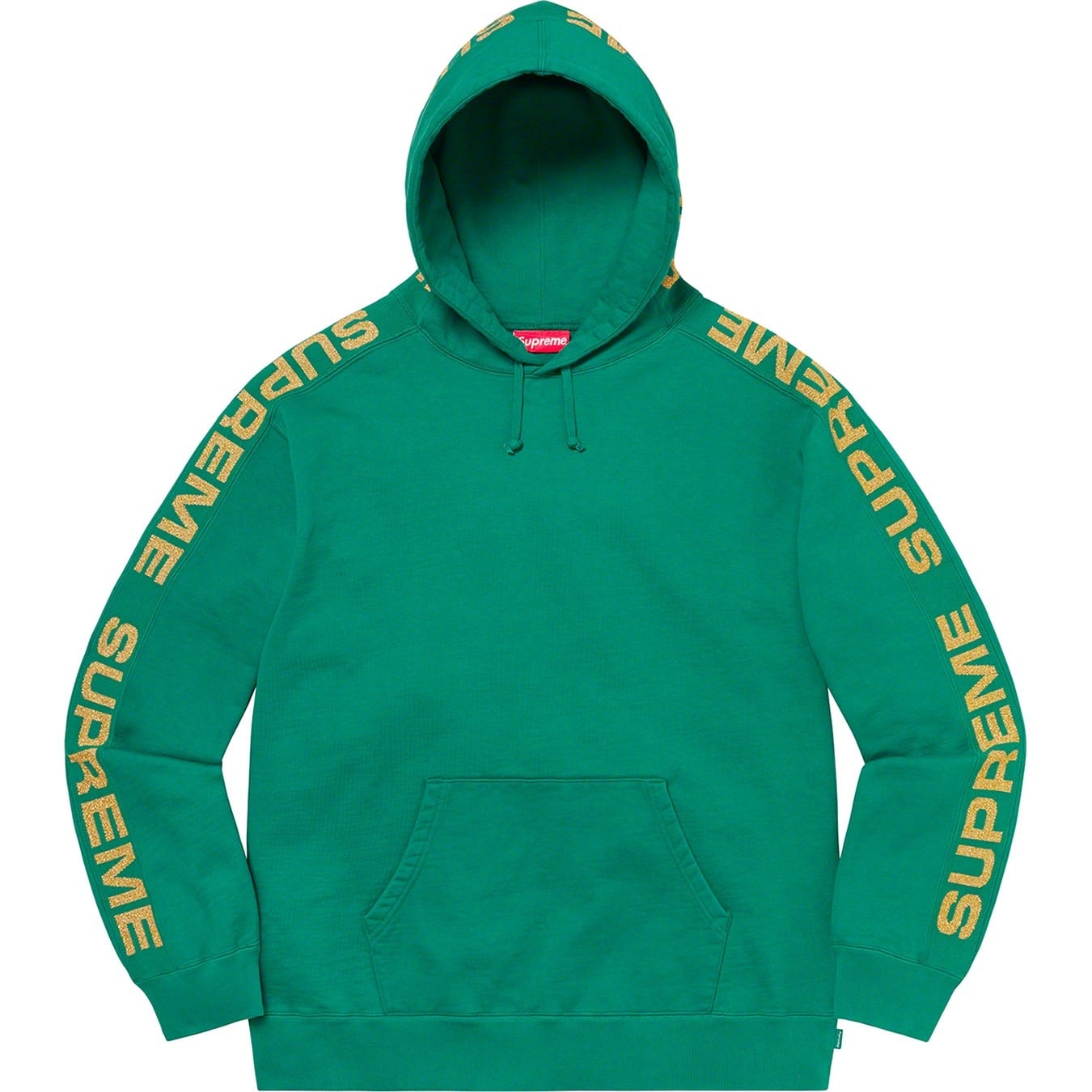 Metallic Rib Hooded Sweatshirt view 3